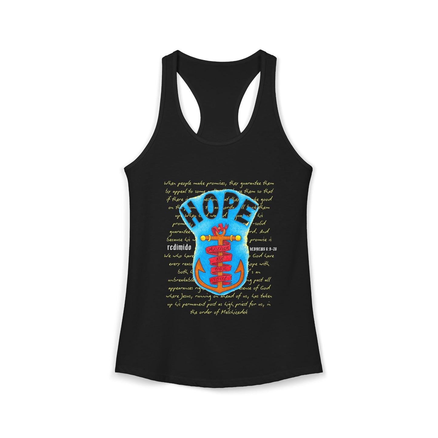 HOPE ANCHORS Women's Ideal Racerback Tank