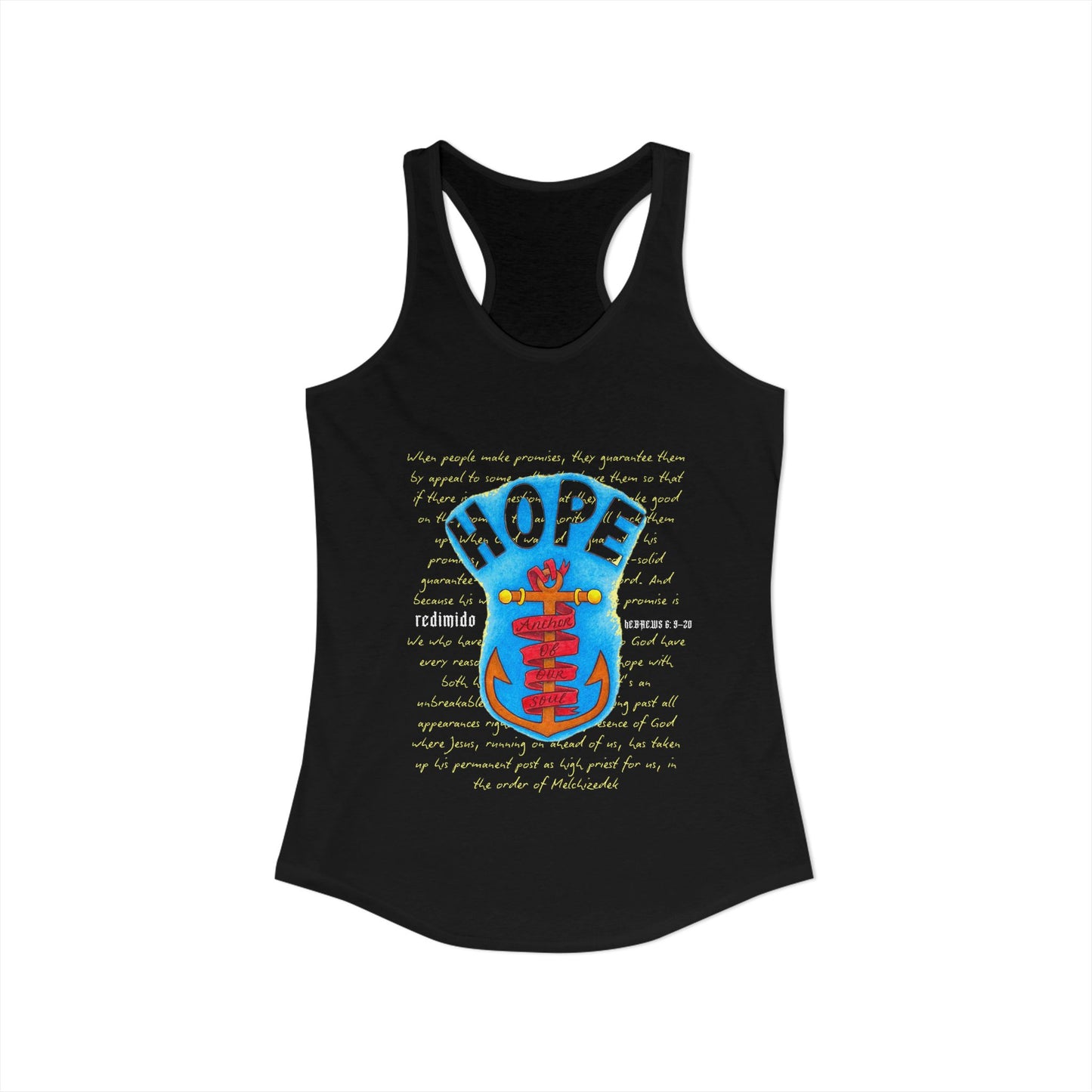 HOPE ANCHORS Women's Ideal Racerback Tank