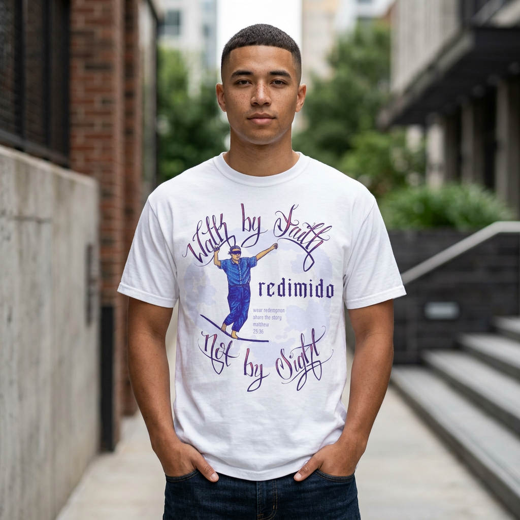 Walk by Faith, Not by Sight Comfort Colors Tshirt