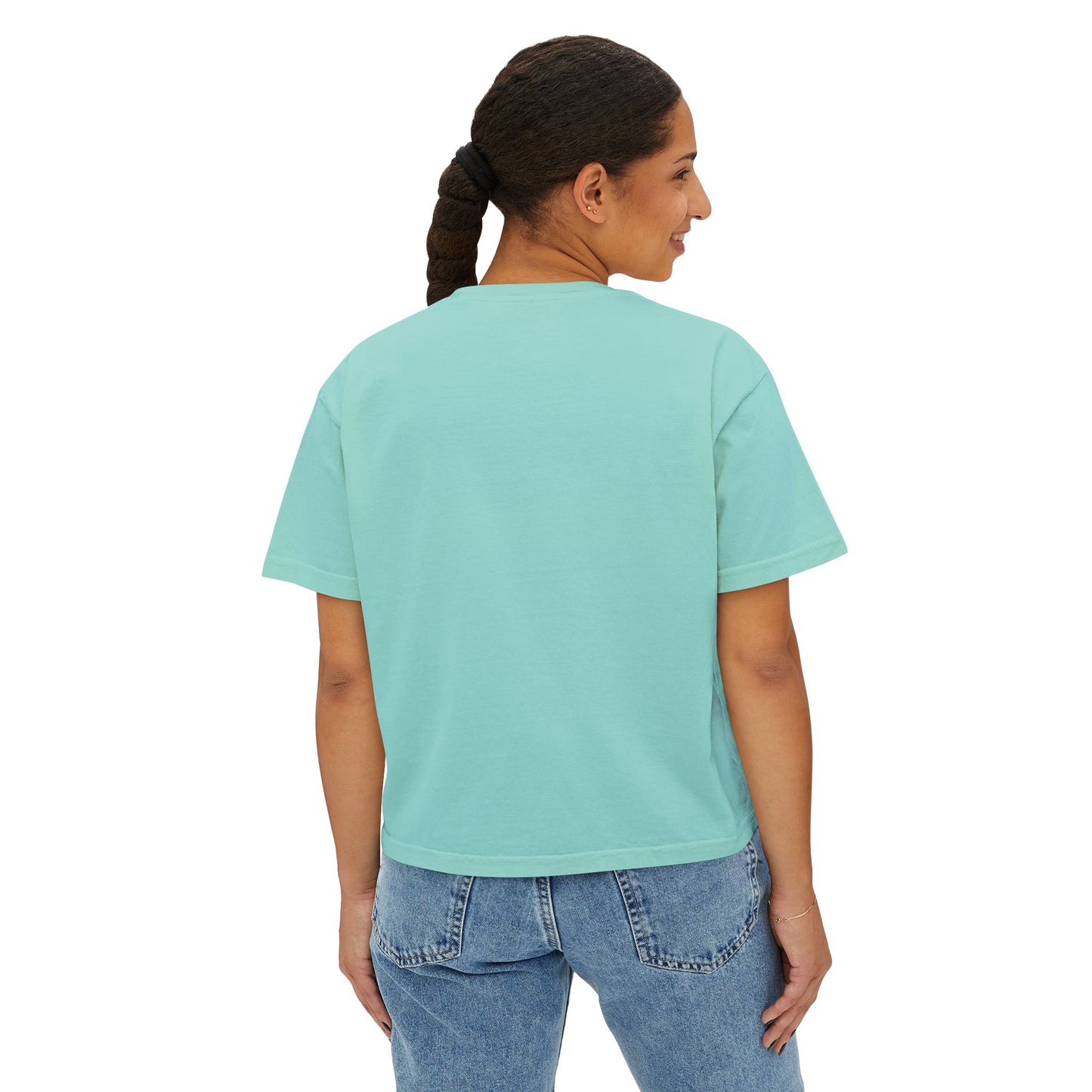 Jesus Changes Everything Boxy Tee — Women’s Faith Graphic Shirt