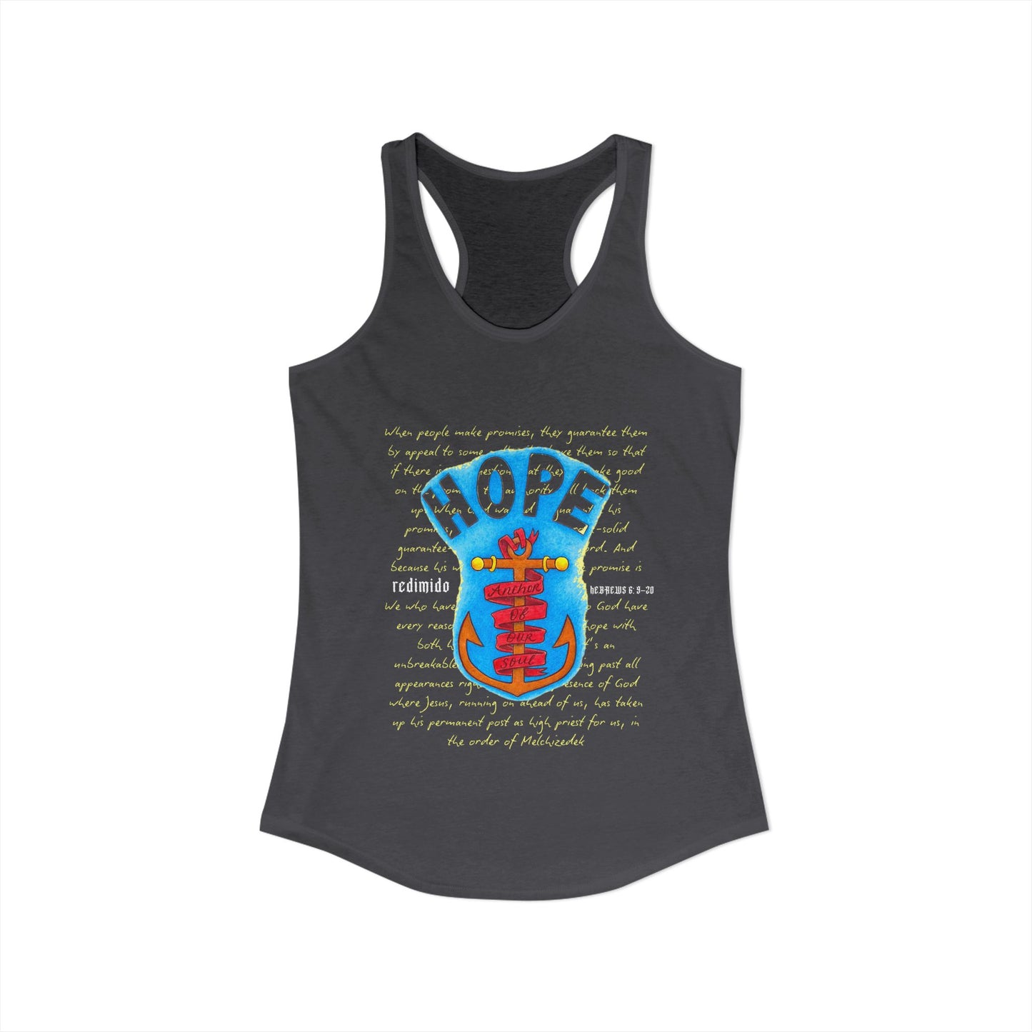HOPE ANCHORS Women's Ideal Racerback Tank