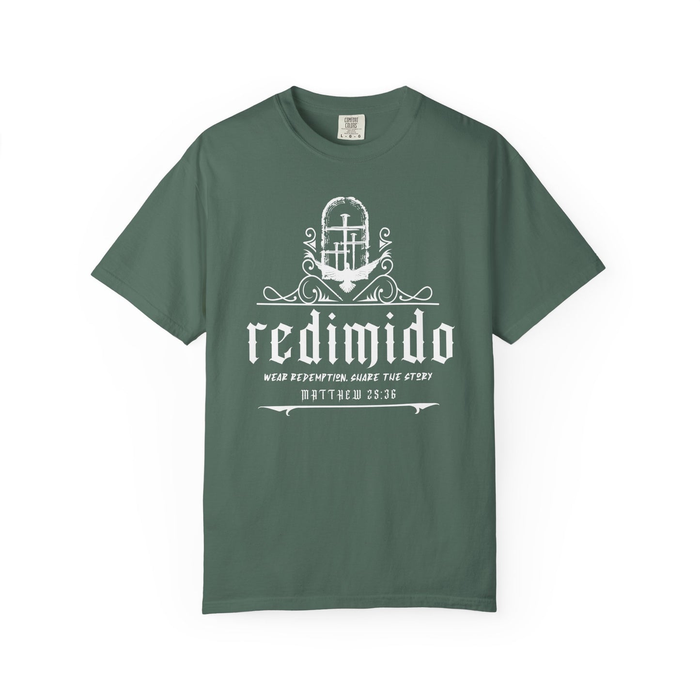 Redimido Signature Graphic Tee (Matthew 13:36)